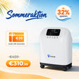 VARON VH-4 Sauerstoffgerät für Zuhause | Kontinuierlicher Fluss, CE-geprüft (1-9 Stufen) VARON