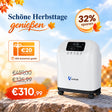 VARON VH-4 Sauerstoffgerät für Zuhause | Kontinuierlicher Fluss, CE-geprüft (1-9 Stufen) VARON