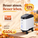 VARON VH-2 PRO Sauerstoffgerät für Zuhause | Kontinuierlicher Fluss, CE-geprüft (1-9 Stufen) VARON