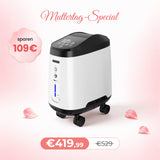 VARON VH-2 PRO Sauerstoffgerät für Zuhause | Kontinuierlicher Fluss, CE-geprüft (1-9 Stufen) VARON