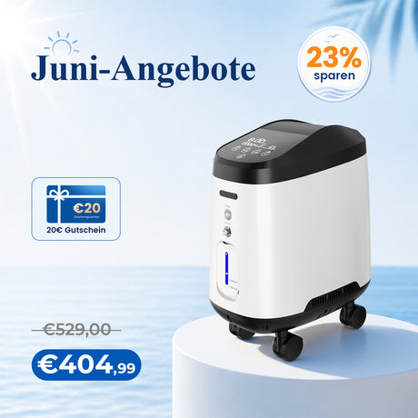 VARON VH-2 PRO Sauerstoffgerät für Zuhause | Kontinuierlicher Fluss, CE-geprüft (1-9 Stufen) VARON
