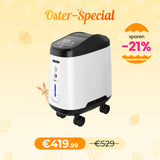 VARON VH-2 PRO Sauerstoffgerät für Zuhause | Kontinuierlicher Fluss, CE-geprüft (1-9 Stufen) VARON