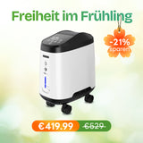 VARON VH-2 PRO Sauerstoffgerät für Zuhause | Kontinuierlicher Fluss, CE-geprüft (1-9 Stufen) VARON