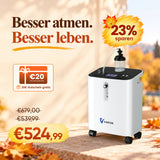 VARON VH-3 PRO sauerstoffgerät zu hause | Kontinuierlicher Fluss, CE-geprüft  (1-10 Stufen) VARON