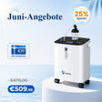 VARON VH-3 PRO Sauerstoffgerät für Zuhause | Kontinuierlicher Fluss, CE-geprüft  (1-10 Stufen) VARON