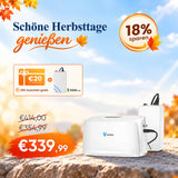 VARON VL-1 Tragbarer Sauerstoffkonzentrator mit Festfrequenz | Akkubetrieb, CE-geprüft VARON