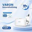 VARON VL-1 Tragbarer Sauerstoffkonzentrator mit Festfrequenz | Akkubetrieb, CE-geprüft VARON