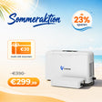 VARON VL-2 Light 3L/min Kontinuierlicher tragbarer Sauerstoff-Konzentrator mit Akku, CE-geprüft VARON