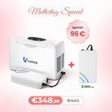VARON VL-2 Light 3L/min Kontinuierlicher tragbarer Sauerstoff-Konzentrator mit Akku, CE-geprüft VARON