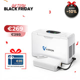 VARON VL-2 Light 3L/min Kontinuierlicher tragbarer Sauerstoff-Konzentrator mit Akku, CE-geprüft VARON