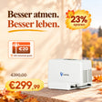 VARON VL-2 Light 3L/min Kontinuierlicher tragbarer Sauerstoff-Konzentrator mit Akku, CE-geprüft VARON