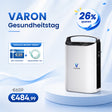 VARON VP-1 Pulse Sauerstoffkonzentrator Mobil mit Akku | 24-Stunden-Betrieb, CE-zertifiziert VARON