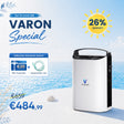 VARON VP-1 Pulse Sauerstoffkonzentrator Mobil mit Akku | 24-Stunden-Betrieb, CE-zertifiziert VARON