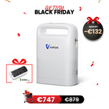 VARON VP-2 Pulse Sauerstoffkonzentrator Mobil mit Akku | 93% Sauerstoff, lange Batterie, CE-geprüft VARON