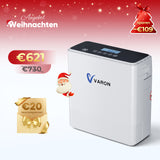 VARON VP-6 Kontinuierlicher Sauerstoffkonzentrator Mobil mit Akku | 6-Stufen-Regelung, CE-geprüft VARON