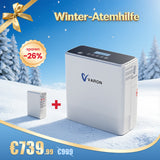 VARON VP-6 Sürekli Oksijen Konsantratörü, Taşınabilir, Bataryalı | 6 Aşamalı Kontrol, CE Sertifikalı