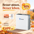VARON VP-6 Kontinuierlicher Sauerstoffkonzentrator Mobil mit Akku | 6-Stufen-Regelung, CE-geprüft VARON
