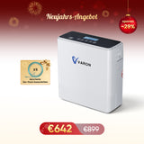 VARON VP-6 Kontinuierlicher Sauerstoffkonzentrator Mobil mit Akku | 6-Stufen-Regelung, CE-geprüft VARON