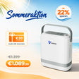 VARON VP-8G | Sauerstoffkonzentrator Mobil mit Pulsfluss-Technologie (1-8 Stufen) VARON