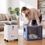 100L Sauerstoffkammer für Haustiere – Komfortabler Raum für Sauerstoff- & Aerosoltherapie VARON