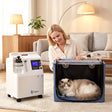 Sauerstoffkonzentrator für Haustiere 1-5L/min, <43dB | Modell Serene 5 | Kompatibel mit VARON Sauerstoffkammer VARON