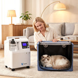 Sauerstoffkonzentrator für Haustiere 1-5L/min, <43dB | Modell Serene 5 | Kompatibel mit VARON Sauerstoffkammer VARON