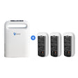 VARON VP-2 Mobiler Sauerstoffkonzentrator Bundle | 8 Stunden Laufzeit mit 2 Zusatzakkus VARON
