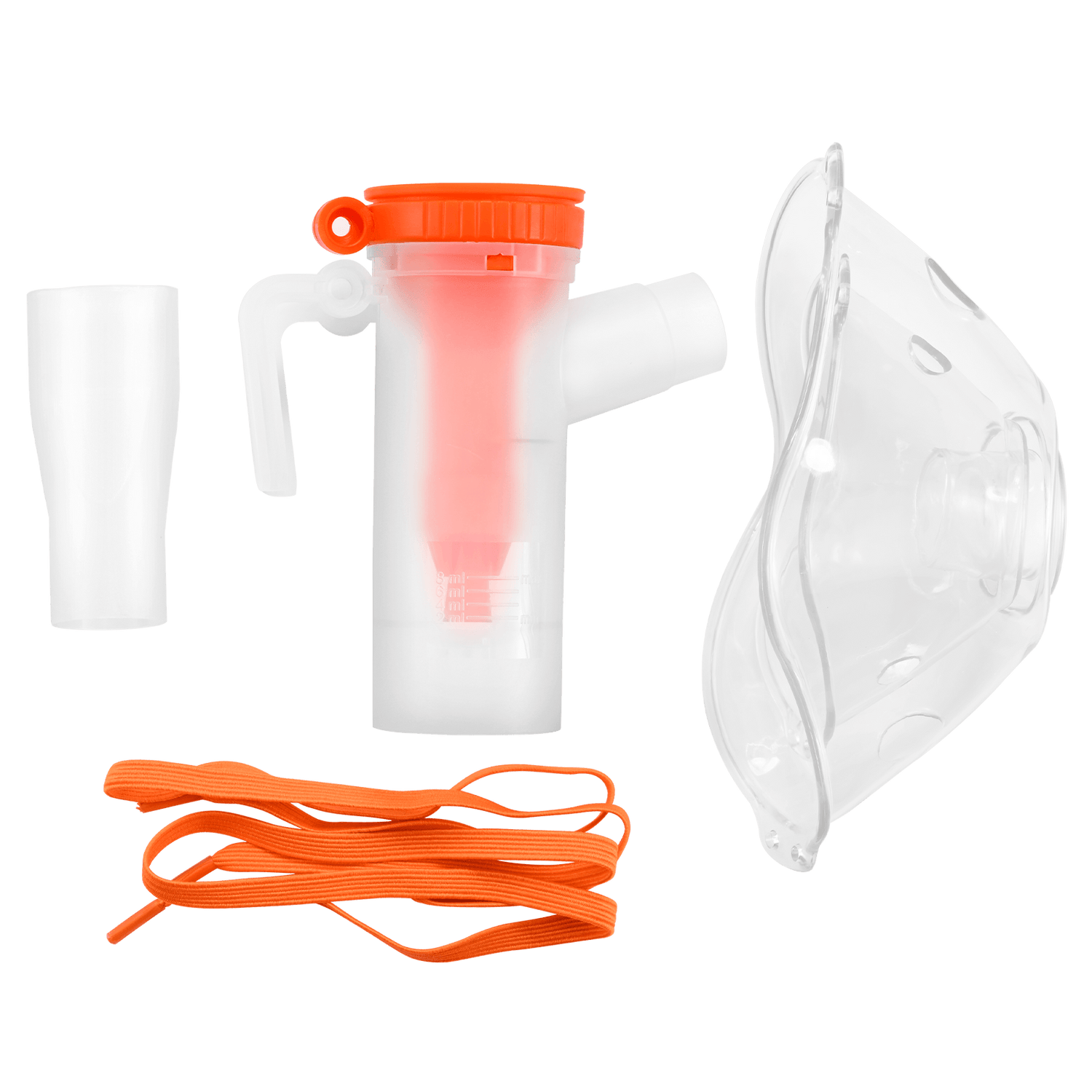 Sauerstoffmaske Inhalator-Set für VH-1/VH-2/VH-3 - Komfortable Atemmaske (2 Stück, zufällige Farbe)
